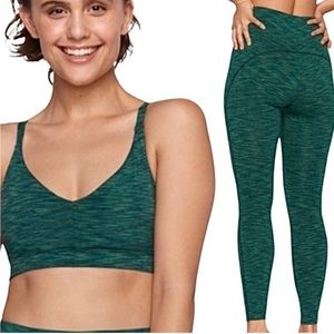 Outdoor Voices FreeForm Active Set Green